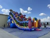 Надувная горка "Мега риф" 14*7*10 м