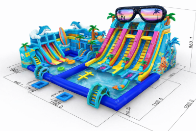 Проект надувного аквапарка «Серфинг»