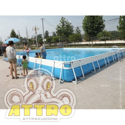 Каркасный бассейн 10*10*0,7 метра