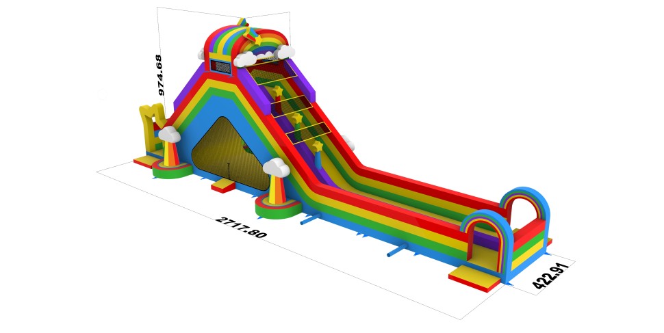 Надувная горка 