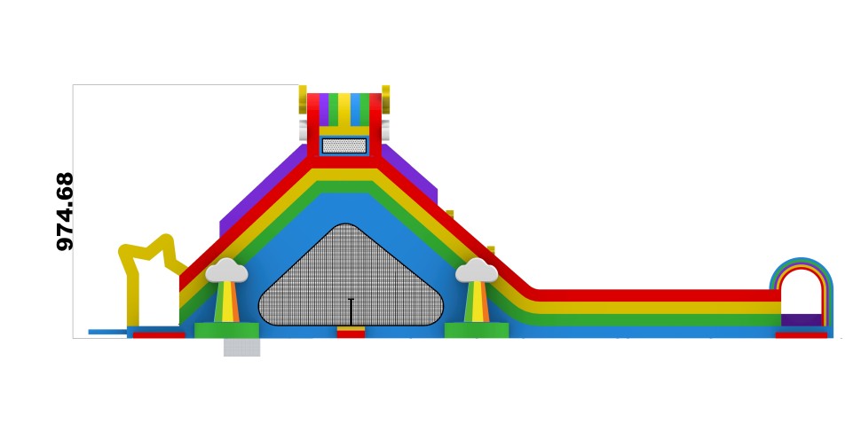 Надувная горка 