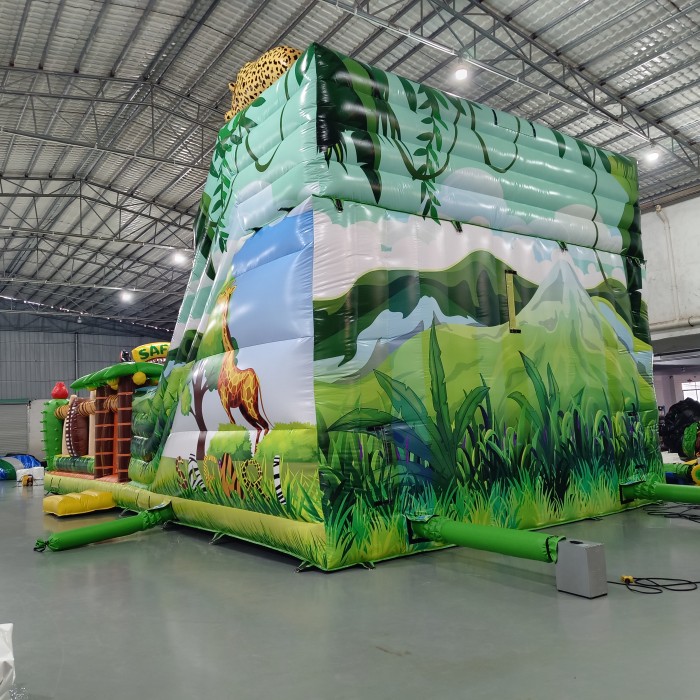 Надувной батут "Сафари" 14*7*6,6 м