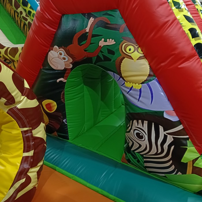 Надувной батут "Сафари" 14*7*6,6 м