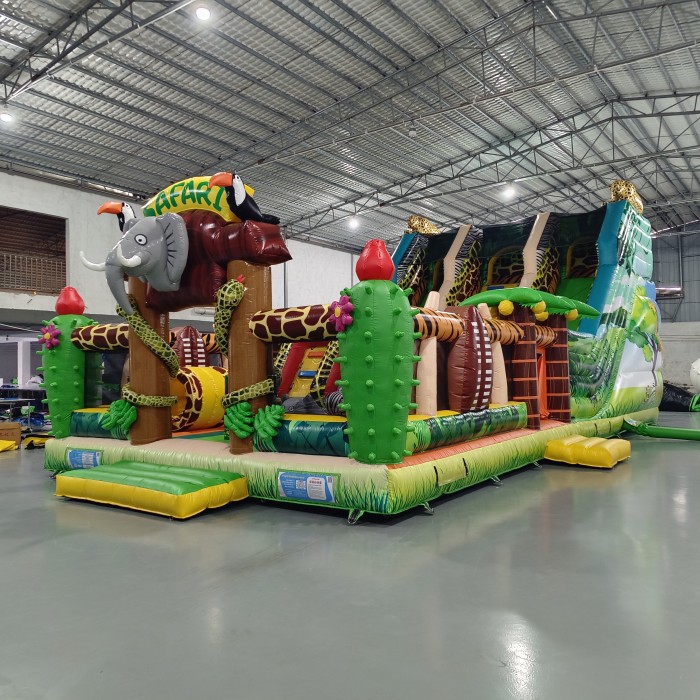 Надувной батут "Сафари" 14*7*6,6 м