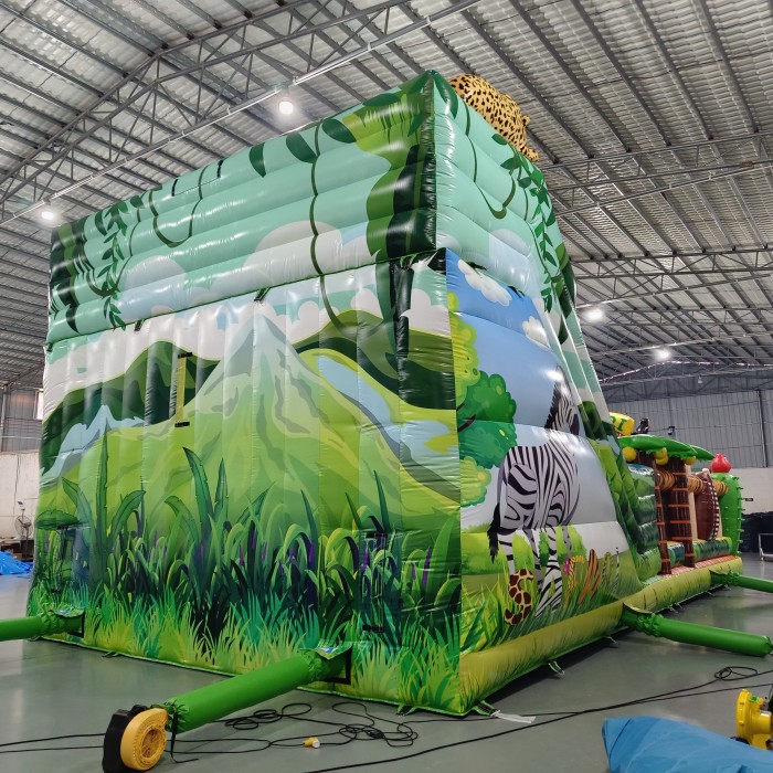 Надувной батут "Сафари" 14*7*6,6 м