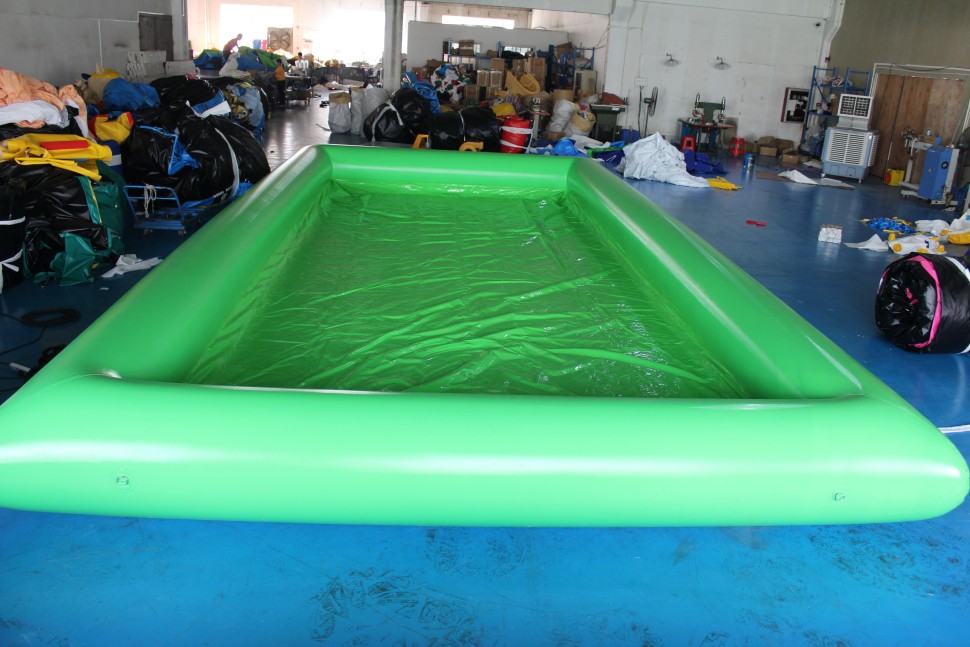 Надувная водная горка с бассейном 