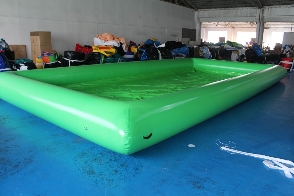 Надувная водная горка с бассейном 