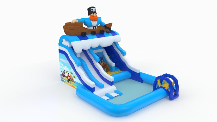 Надувной аквапарк "Рыжая борода" 13*10*10 м