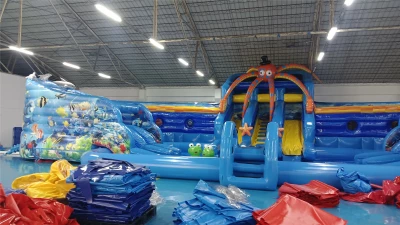 Надувной аквапарк "Маяк" 21,5*11,4*5,7 м