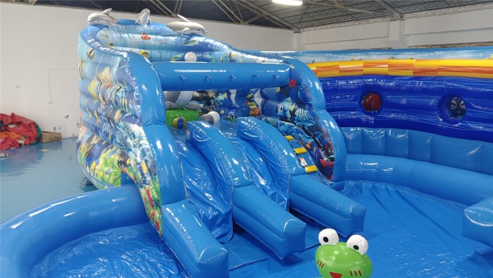 Надувной аквапарк "Маяк" 21,5*11,4*5,7 м