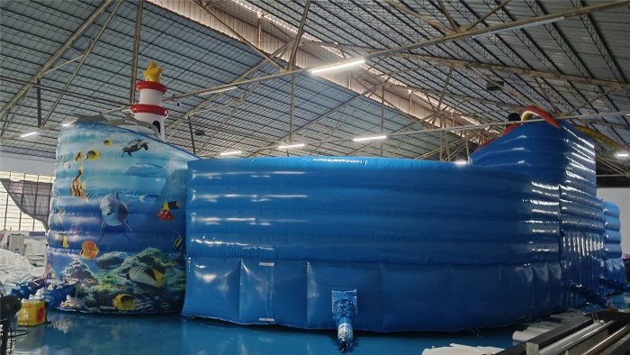 Надувной аквапарк "Маяк" 21,5*11,4*5,7 м