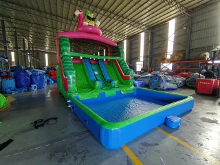 Надувной аквапарк "Ананас на пляже" 6*4*5,4 м