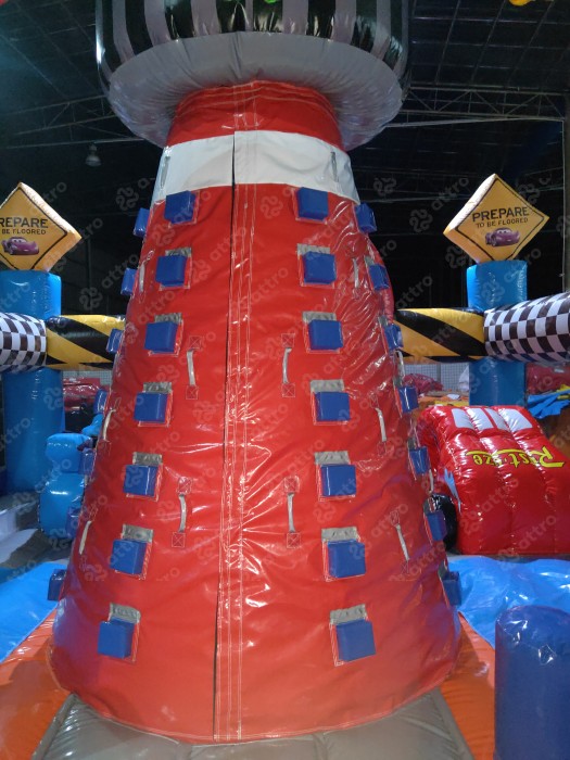 Надувная горка "Супер тачки 3D" 11*6*6,6 м