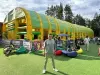 Надувной батутный парк "Лес чудес"  45*15*10 м