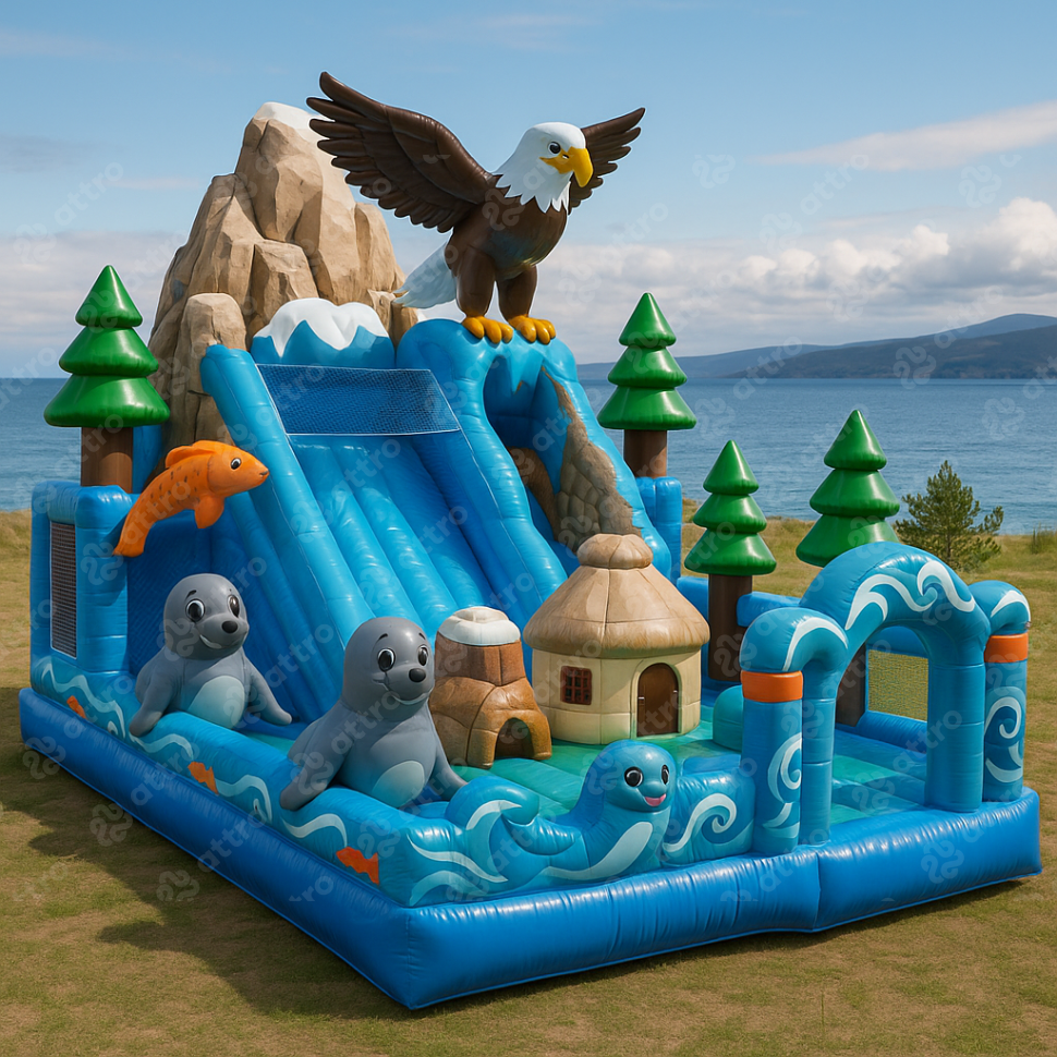 Проект надувного батута «Антарктида»