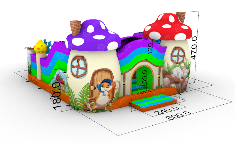 Надувной батут 