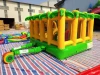 Надувной батут "Джунгли с горкой" 4*3*2,5 м