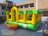 Надувной батут "Джунгли с горкой" 4*3*2,5 м