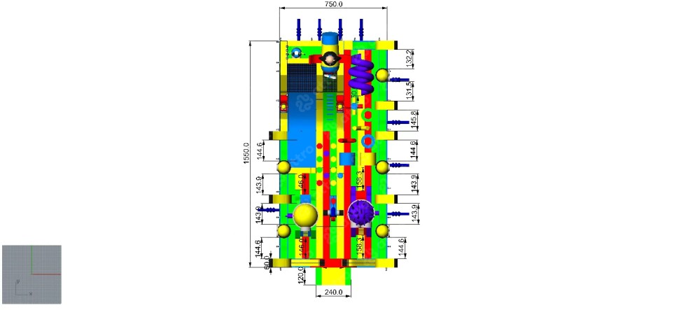 Надувная горка 
