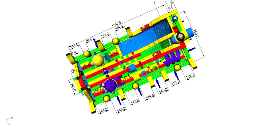 Надувная горка 