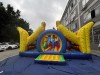 Надувная горка "Миньоны" 15,5*7,5*8,5 м