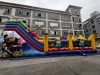 Надувная горка "Миньоны" 15,5*7,5*8,5 м