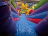 Надувная горка "Миньоны" 15,5*7,5*8,5 м