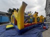 Надувная горка "Миньоны" 15,5*7,5*8,5 м