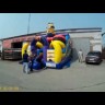 Надувной батут "Миньоны 3D с переходом" 6*5*5,5 м