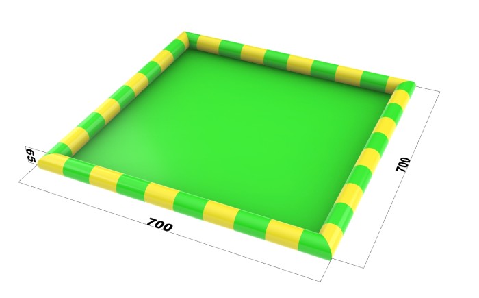 Квадратный надувной бассейн (Китай)