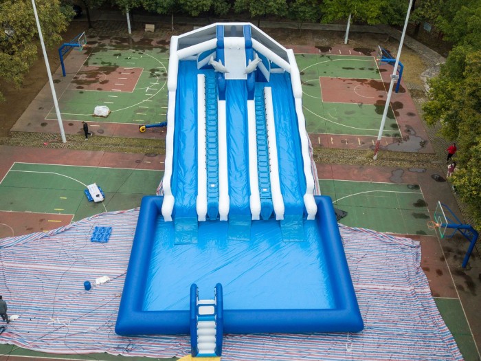 Надувной аквапарк "Трипл Дельфин" 21,5*12*8 м