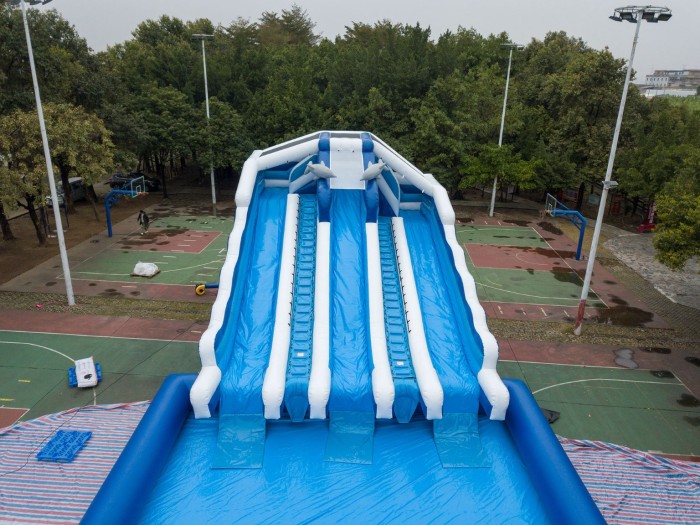 Надувной аквапарк "Трипл Дельфин" 21,5*12*8 м