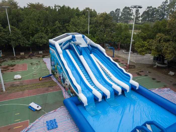 Надувной аквапарк "Трипл Дельфин" 21,5*12*8 м