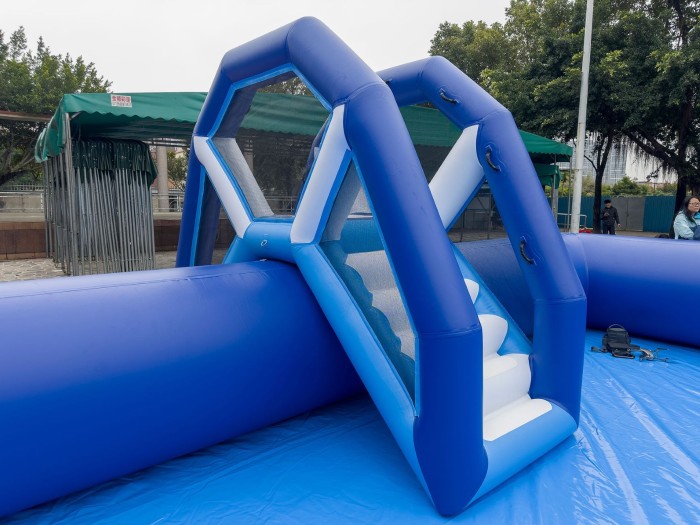 Надувной аквапарк "Трипл Дельфин" 21,5*12*8 м