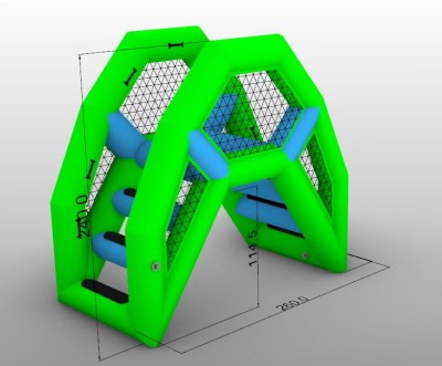Лестница для бассейна надувного аквапарка большая