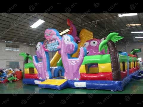 Надувной батут "Дракончик" 10*9*6,5 м