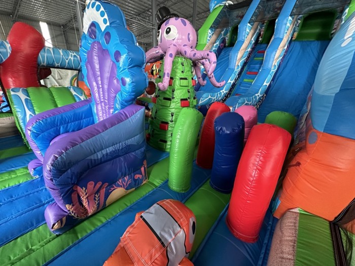 Надувной батут "Океан" 12*6*6,1 м