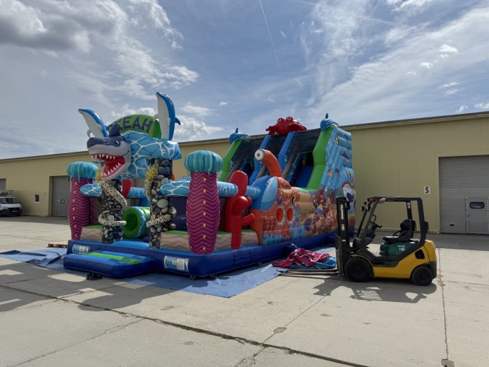 Надувной батут "Океан" 12*6*6,1 м