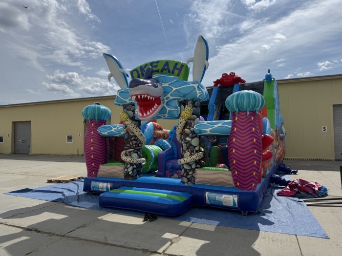 Надувной батут "Океан" 12*6*6,1 м