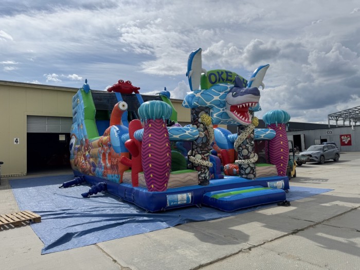 Надувной батут "Океан" 12*6*6,1 м