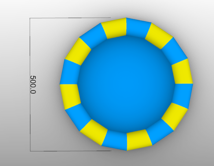 Круглый надувной бассейн (Китай)
