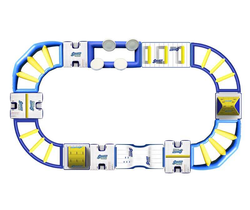 Полоса препятствий на воде 