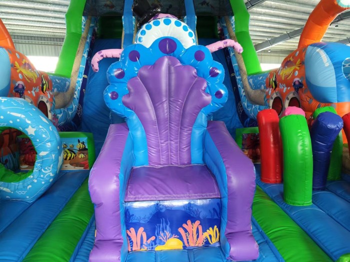 Надувной батут "Океан" 14*7*6,9 м