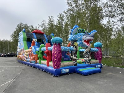 Надувной батут "Океан" 14*7*6,9 м