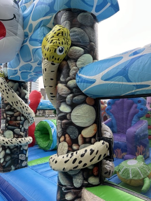 Надувной батут "Океан" 14*7*6,9 м