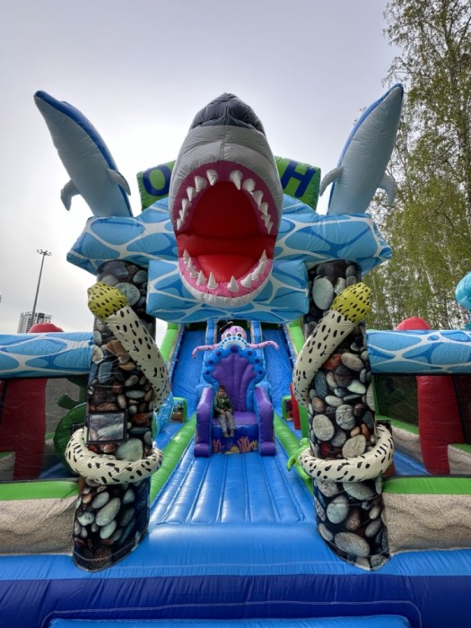 Надувной батут "Океан" 14*7*6,9 м