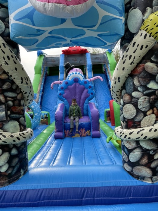 Надувной батут "Океан" 14*7*6,9 м