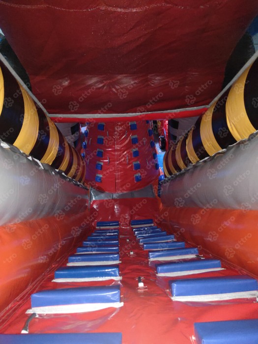 Надувая горка "Супер тачки 3D", 12*6*6,6 м