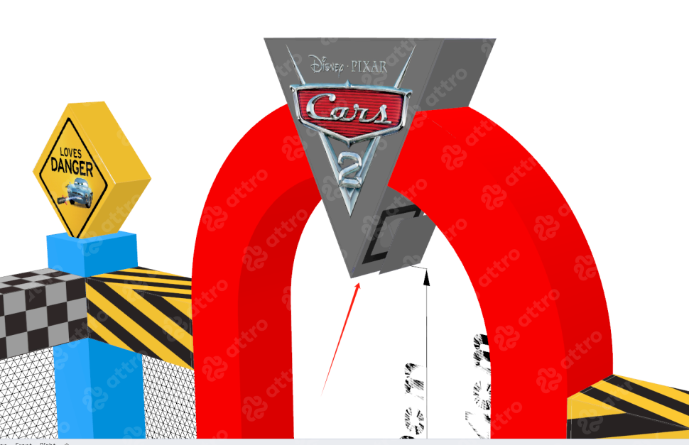 Надувая горка 