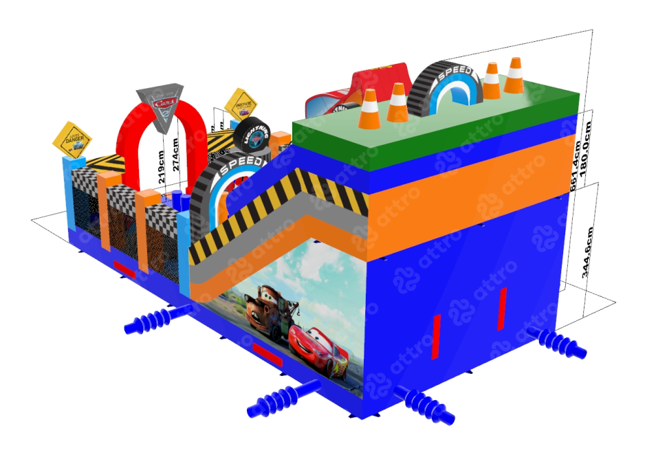 Надувая горка 